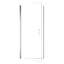 Porte de douche 6 mm / l 32 po x L 72 po en verre trempé, conception sans fuite, cadre semi-pivotant, réglage de la largeur de 1 po, arbre rotatif multifonctionnel