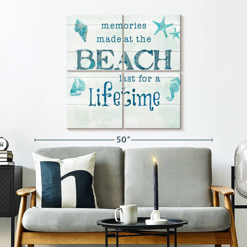Tergel Lifetime Beach Memories, H 32 po x l 32 po