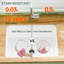 Évier de cuisine encastré en argile réfractaire 24 po x l 19 po, encastré à double cuve blanche, installation double, pour la cuisine et la lessive, inclus 2 accessoires personnalisés