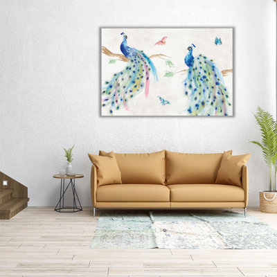 «Peacock Glory I», reproduction d'art sur toile
