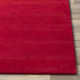 Crowe Handmade Wool Burgandy Rug