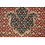 Tapis rouge en laine noué à la main de conception unique 10 pi 1 po x 14 pi 3 po Tabriz Mahi