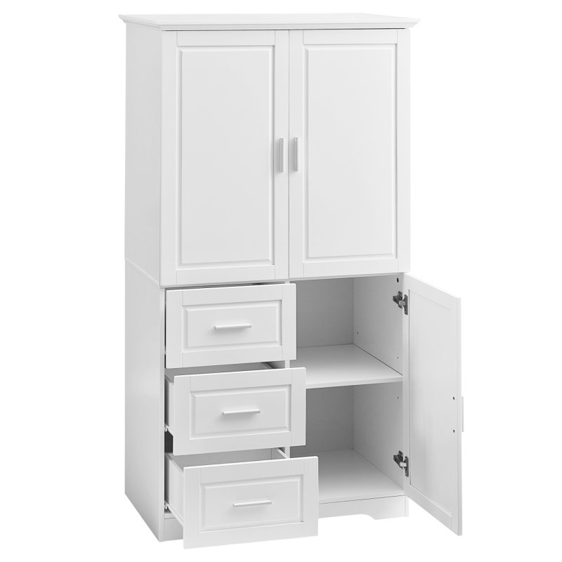 Armoire à linge autoportante Modern Wilfrido
