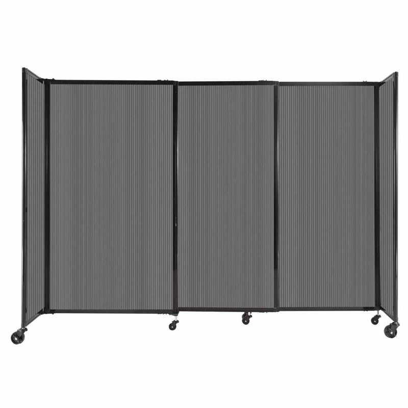 Cloison murale en polycarbonate 360, H 60 po x l 86 po x P 1 po, Gris