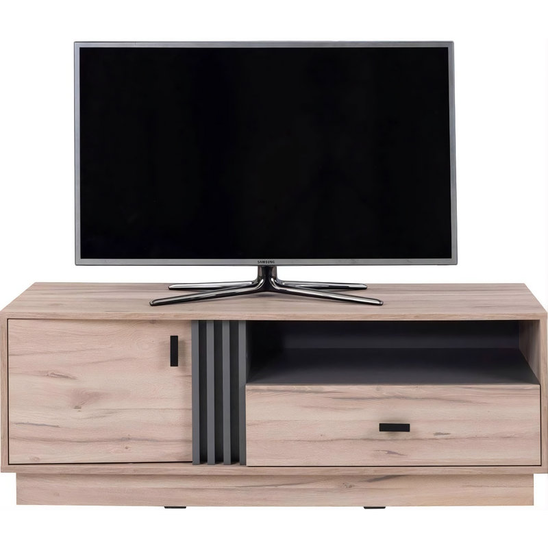 TV Stand for TVs up to 50", Light Estana Oak / Anthracite