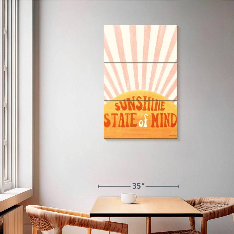 Tergel Sunshine Mind, 57" H x 36" W