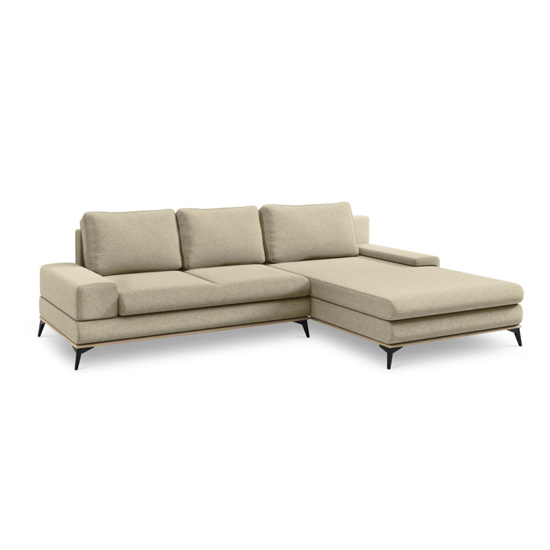 Cuiksa 5 Seater Sofa Bed, Beige, Right Hand Facing