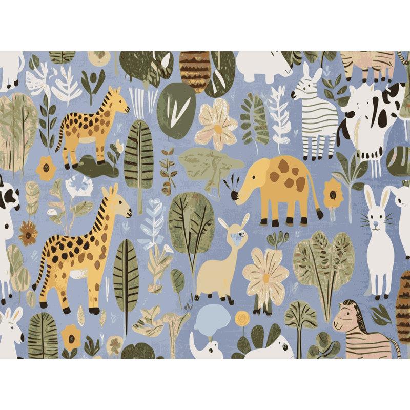 Tapis pour enfants East Urban Home, Rectangulaire 2 pi x 3 pi