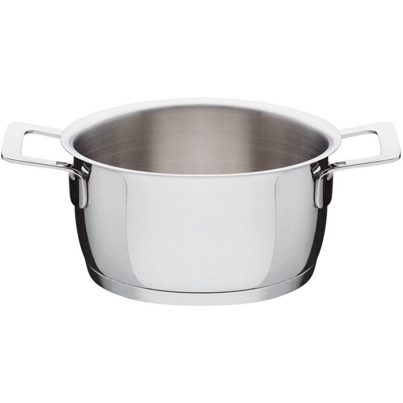 Alessi Pots&Pans Aluminum Round, 13cm H x 24cm diameter