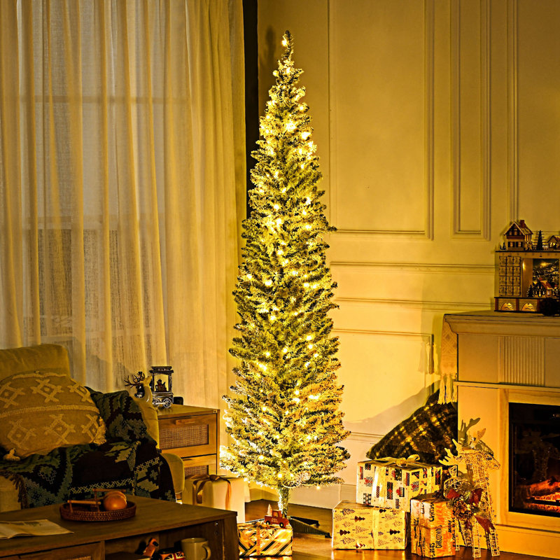 Sapin de Noël artificiel pré-éclairé