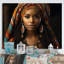 Impression sur toile Chiemi Tribal africain Swazi Emahiya-821427551-821427549