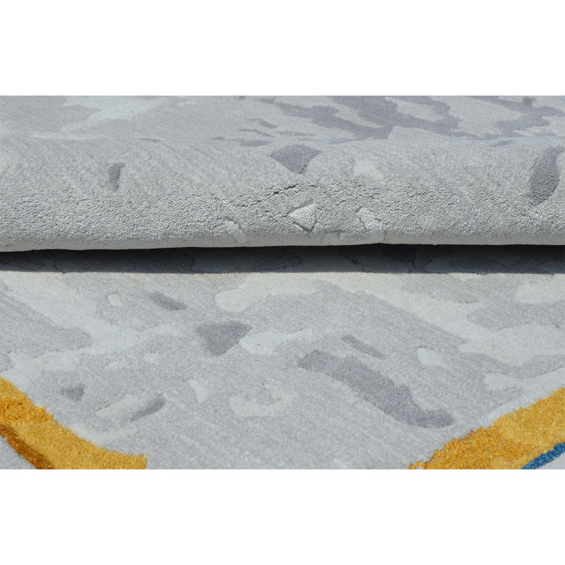 Area Rug in Silver