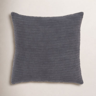 Cotton Reversible Throw Pillow