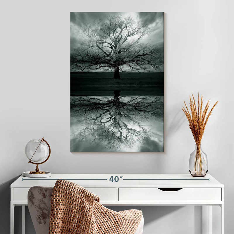 Hitzel Haunted Tree Reflection, 30" H x 20" W