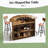 Stylish Bar Table,Arc-Shaped Bar Cabinet,Coffee Table