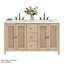 Meuble-lavabo double 60 po Alaterre Furniture Lucca