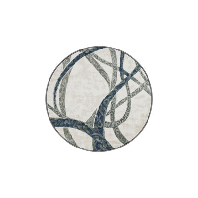 Tapis gris soyeux et moelleux