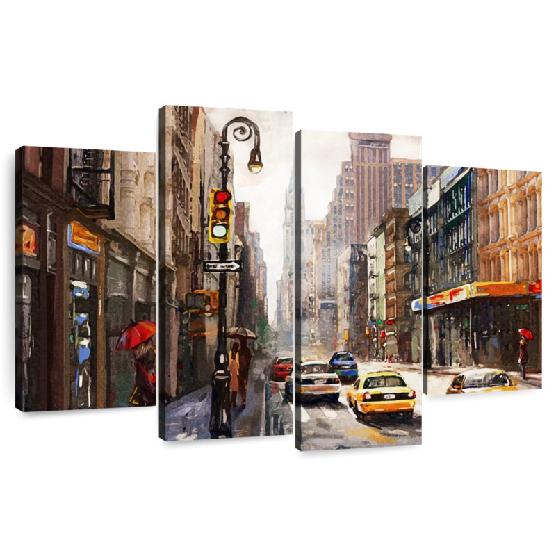 New york street Sireci, H 32 po x l 52 po