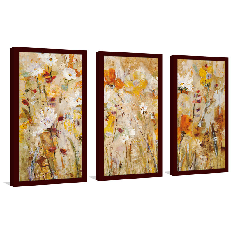 «Jostle», reproduction de peinture à l'acrylique à multiples images encadrée, H 33,5 po x l 52,5 po x P 1 po