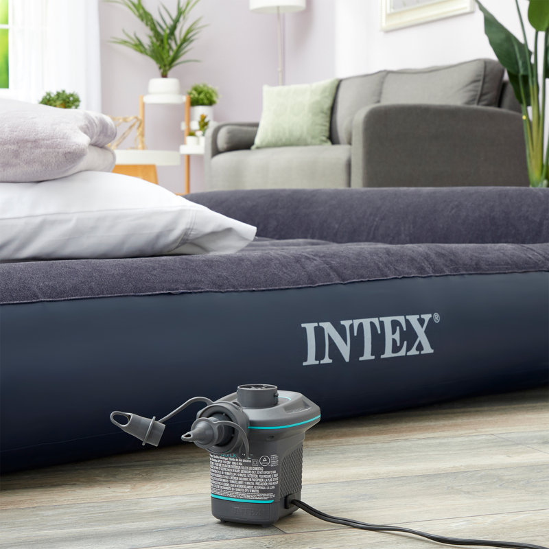 Pompe à air électrique CC à remplissage rapide Intex - 23,0 pi³ / min, Noir / Bleu