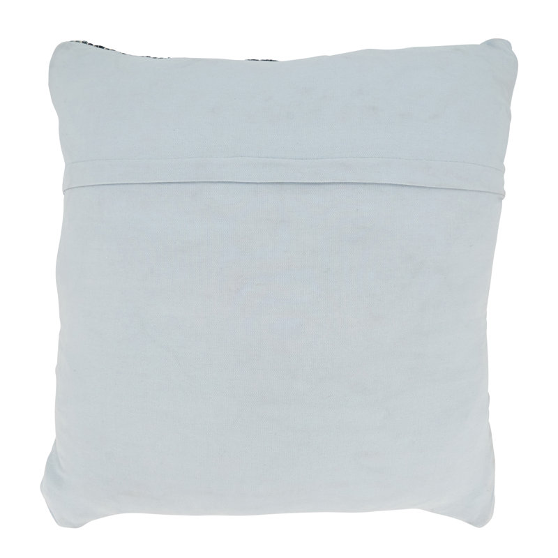 Housse de coussin en coton Denim Chindi Collection, Inférieur