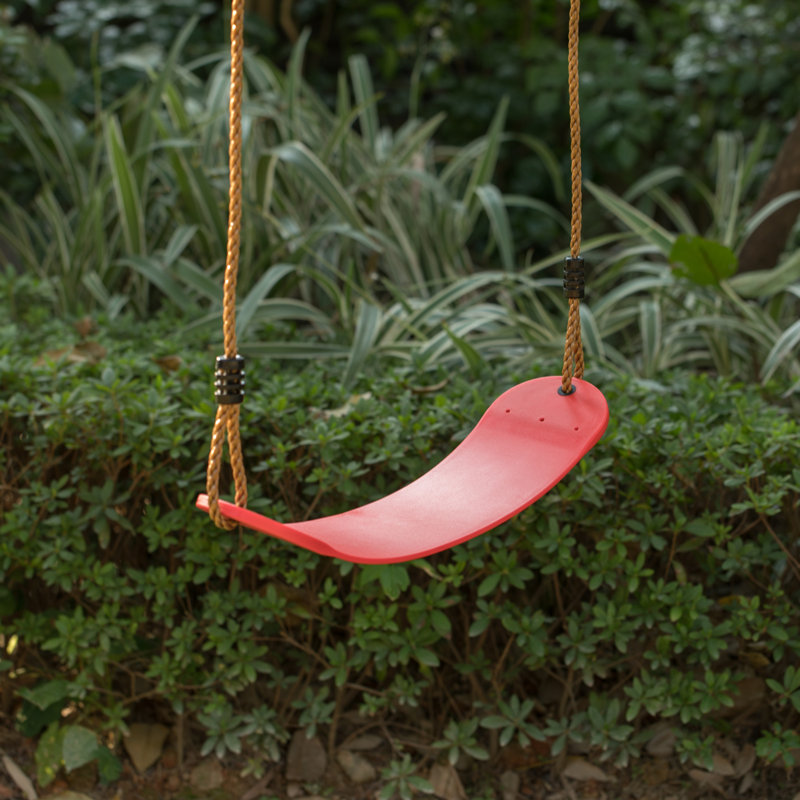 Ensemble de 2 balançoires pour enfants Shalisha, Rouge