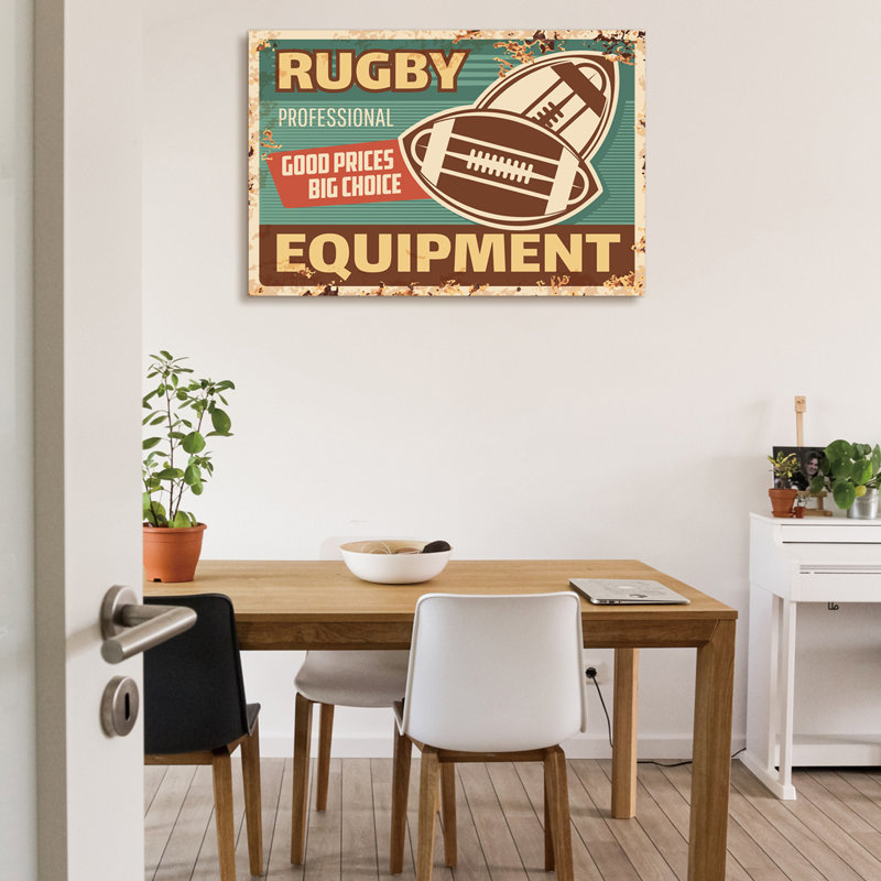 «Équipement de rugby» sur, H 12 po x l 18 po