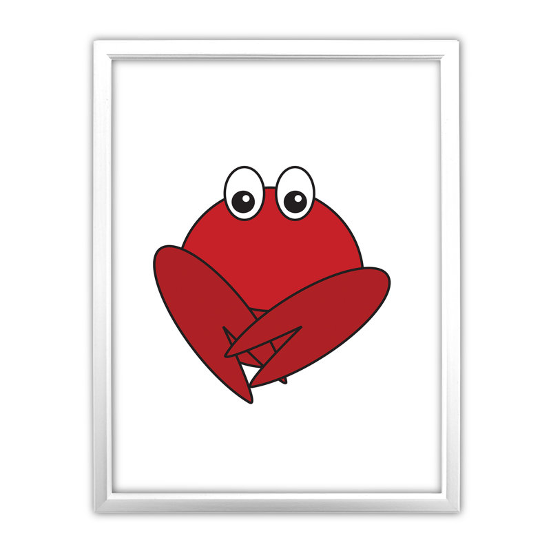 Single Picture Frame Print, White