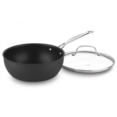 3-qt. casserole du chef avec couvercle
