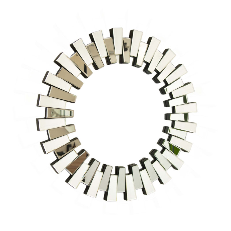 Miroir mural rond en polyuréthane