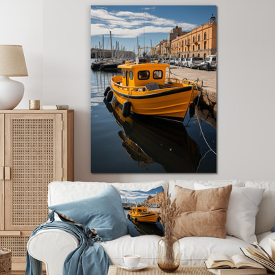 Kyren France Marseille Harbor Shadows, reproduction d'art sur toile