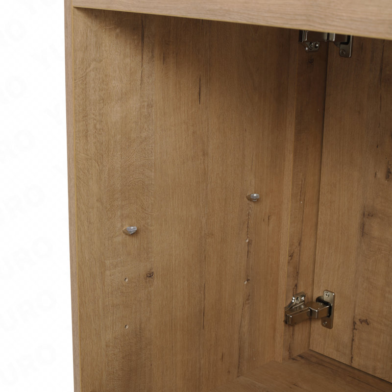Meuble-lavabo autoportant 24 po 2 portes à fermeture en douceur ((Kd-Packing), meuble-lavabo seulement sans comptoir