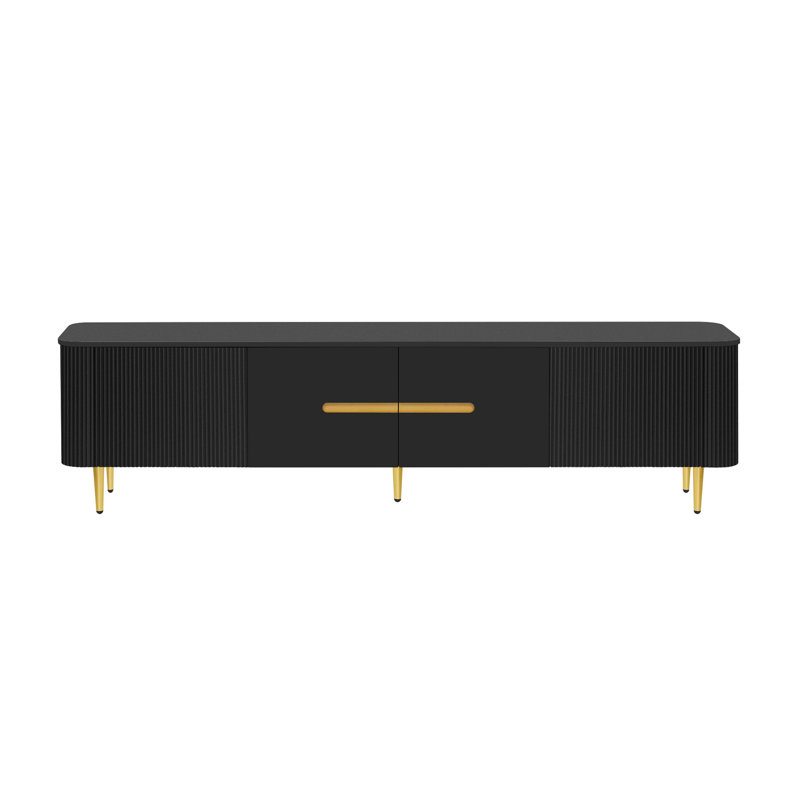 Minimalist TV Stand For Tvs Up To 85 Inches, Modern Entertainment Center Media Console With 4 Spacious Cabinets Used For Living Room