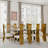 Brushed Gold Dining Chairs Set Of 6
