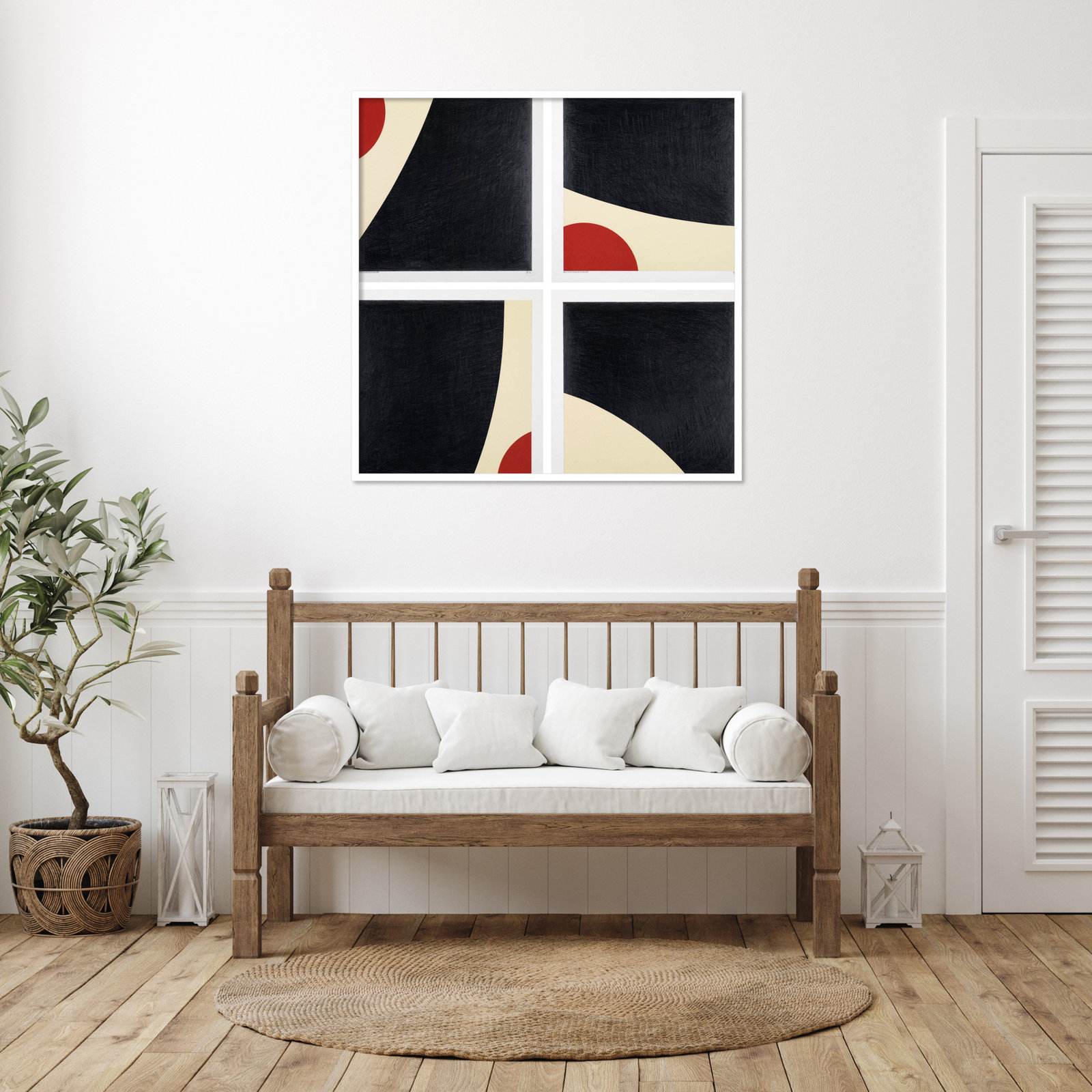Does My Mum Look Big In This? by Alex Dunn, White Framed, 41" H x 41" W