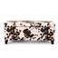 Rangement en velours brun de conception contemporaine, largeur 39,00 po, profondeur 19,00 po, hauteur 16,25 po, fermeture en douceur en velours, motif, l, P, H, charnières