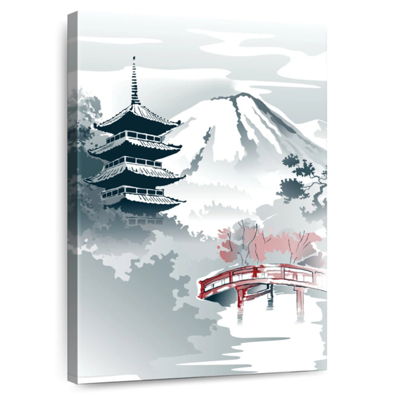 Aime Japanese Bridge, 48" H x 32" W