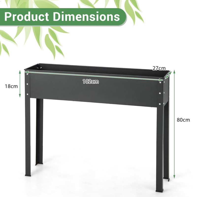 Metal Elevated Planter