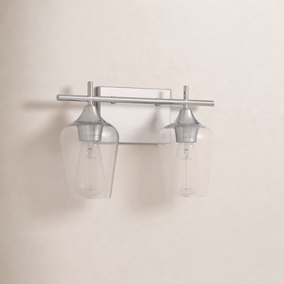 Breena Dimmable Vanity Light in Satin Nickel