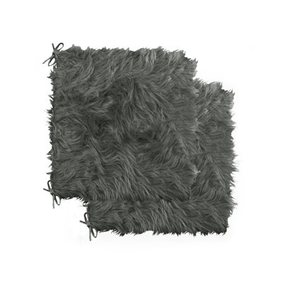 Coussins de siège imitation peau de mouton 16 po x 16 po Laredo