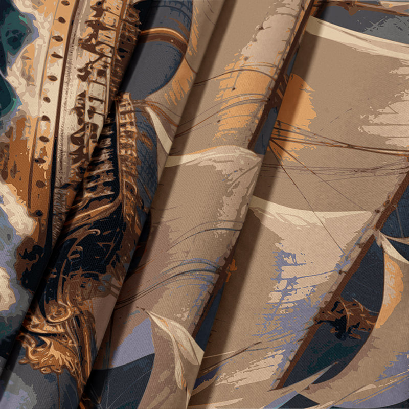 Tapisserie murale Nautical Galion, 26 po x 36 po