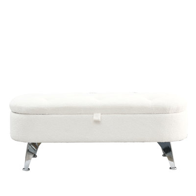 Upholstered Flip Top Storage Bench, Entryway Bench, Bedroom Bench, Modern Bench -  Everly Quinn, 12C490F1B7E74E4B8B043F26E7D4B0B7