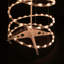 Arbre de Noël en spirale 6 pi avec lumières claires