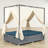 57.62" Wicker Outdoor Patio Daybed-732955761