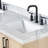 Ariel Kelly 61 Inch Double Rectangular Sink Bathroom Vanity With Italian Carrara Marble Countertop-105988794