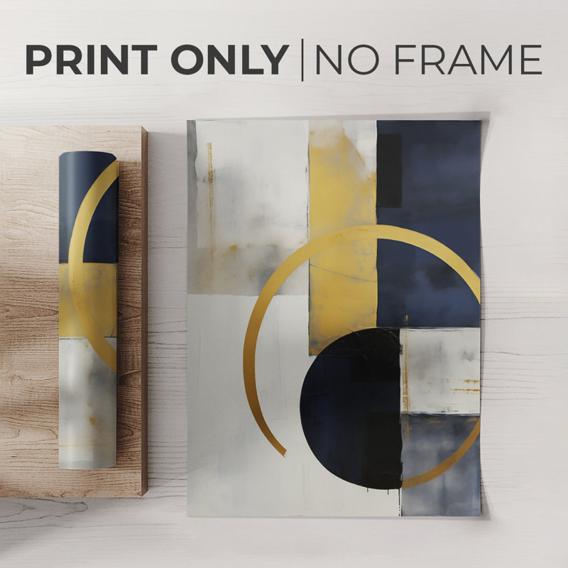 ABSTRACT Series DL - Impression sur toile seulement - NON-CADRE, H 27 po x l 18 po