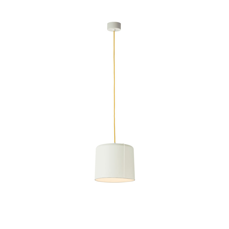 Be.pop 1 - Light Cylinder Pendant, White, Yellow