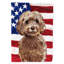 2 côtés en polyester de 2 côtés american drapeau de jardin-1281419856