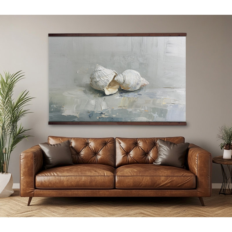 Tapisserie «Coastal Seashell Still Life», H 32 po x l 48 po