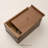 Rustic Dark Brown Mango Wood Rectangular Tissue Box Holder  Handcrafted Farmhouse Chic Décor-1586125388